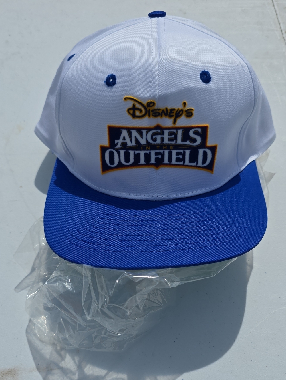 Disney White and Blue "Angels in the Outfield" Baseball Cap